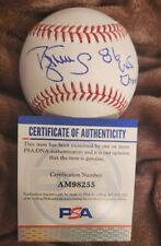DARRYL STRAWBERRY SIGNED MLB BASEBALL NEW YORK METS 86 WS CHAMPS PSA/DNA#AM98255 picture