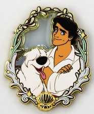 Disney Eric & Max - The Little Mermaid Portraits Mystery Stained Glass Pin picture