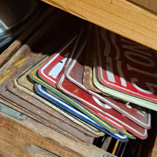Mixed Lot Vintage Collectible US License Plates, Assorted States picture