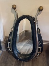 Antique Horse Collar Repurposed As A Decorative Mirror. As-Is picture
