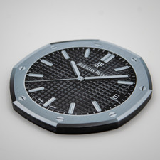 AP Royal Oak BLACK 15500 Luxury Watch Coaster Acrylic Drink Bar Desk Decor Gift picture