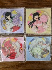 Inuyasha 30th AnnIversary POP UP STORE Acrylic Coaster 4-Piece Set picture
