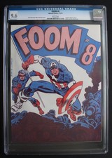 FOOM #8 Captain America Bucky Red Skull Falcon 1974 BYRNE Wolfman Top-7 CGC 9.6 picture