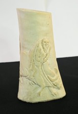 Vintage Hand Carved Ox Bird Asian Style Figure Folk Art Sculpture Handmade picture