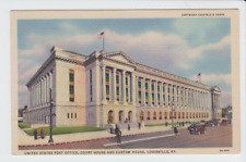 Postcard KY Louisville Kentucky Post Office Court House Custom House G5 picture