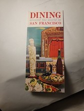 ORIGINAL Vintage 1967 San Francisco Dining Guide Brochure picture