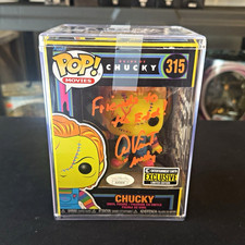 Alex Vincent Christine Elise DUAL SIGNATURE Funko Chucky #315 JSA Certified picture