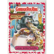 Were-Wolfgang #9a Red Bloody Nose 44/75 Garbage Pail Kids GPK American Werewolf picture