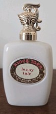 Vintage Kings Men Luxury Talc Powder Painted Glass Bottle 2.5 oz. 99% Full picture
