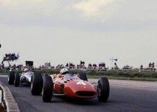 John Surtees drives the Scuderia Ferrari SpA Ferrari 312 Ferrar - 1966 Old Photo picture
