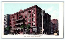 1905 Paxton Hotel Building Streetcar Road Street Omaha Nebraska Vintage Postcard picture