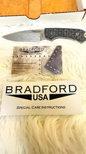 Bradford USA Fixed Blade Knife Drop Point Stainless W/ Kydex Sheath Full Tang picture