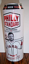 19.2oz Philly Standard Kyle Schwarber Commemorative Tailgate Beer Can PHILLIES picture