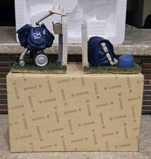 Vanmark Postmark Originals Resin US Postal Service Cart Bag Bookends 2000 picture
