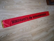 VINTAGE '80S ULTRAS BRIGATE BIANCOROSSE MILAN SCARF. RASO.BANCARELLA '80s picture