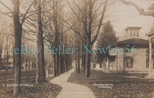Penn Yan NY - HOUSES ON SENECA STREET - W.J. Harris RPPC Postcard picture
