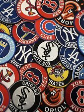 MLB Patches, Round, pick teams, embroidered, Iron-on 3