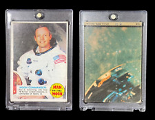 Original-1969 Topps Man On The Moon Neil Armstrong  #54B Moon Commander -Rare picture