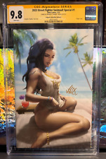 STREET FIGHTER SWIMSUIT SPECIAL #1 SS CGC SIGNED KUNKKA LAURA VARIANT LTD 400 picture