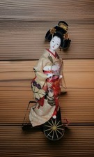 Vintage 1970’s Japanese Geisha Doll Figure With Original box 12.5
