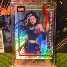 OMEGA Logofractor 2026 Topps Chrome Marvel Agatha Harkness 61/61 BOOKEND picture