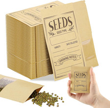 150 Pcs Small Seed Envelopes 2.75 x 3.74 Inch Resealable Storage Packets picture