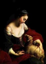 Oil painting Meekness-or-Love-Pompeo-Girolamo-Batoni-oil-painting-art picture
