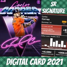2021 Topps Bunt 21 Carlos Retro Signature Strap S/3 Digital Card picture