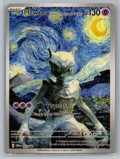 MewTwo With The Starry Night ART CARD Pokemon TCG picture