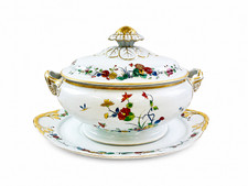 Vista Alegre Portugal Rock Garden Soup Tureen with Lid & Underplate Kakiemon picture