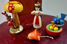 vintage wooden miniature figures, Erzgebrige style, Japan picture