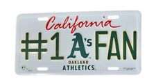 OAKLAND A’s ATHLETICS MLB #1 FAN NOVELTY LICENSE PLATE SIGN picture