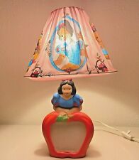 Snow White Ceramic Desk Table Lamp with Apple Picture Frame picture