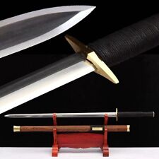 Battle Ready Han JIan Chinese WuSHU Sword Dao High Manganese Steel Blade Sharp picture
