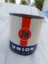 1940s 50s UNION 76 Red Line Larger Oil Can picture