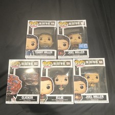 Funko The Last of Us Lot of 5 POP Vinyl Figures Ellie Joel Tommy Clicker Boxed picture