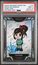 2023 PHANTOM DISNEY100 CARD#114 VANELLOPE SIGNED AUTO SARAH SILVERMAN PSA 9 MINT picture