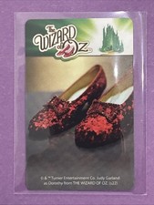 New The Wizard of Oz - Ultra RARE  Ruby Red Slippers-Coin Pusher Card No Barcode picture