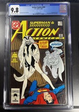 Action Comics #595 CGC 9.8 White Pages 1st Silver Banshee DC Comics picture