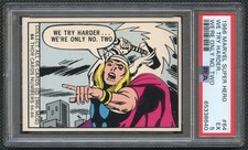1966 Donruss Marvel Thor Rookie #64 SGC 5 White Arm Variant picture
