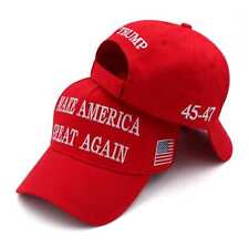 Trump 2024 MAGA RED Hat 45-47 Baseball Cap Make America Great Again picture