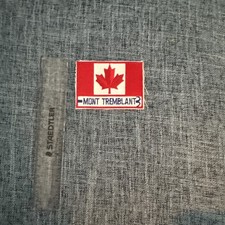 NIP Vintage MONTREAL Quebec Canada Canadian Flag Maple Leaf Souvenir Patch picture