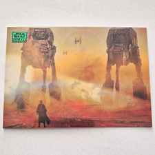 Topps Star Wars Galaxy 2018 Crait Showdown #41 Leia Luke 001/199 picture