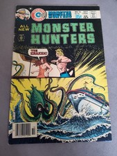 Vintage 1977 Charlton Monster Hunters #10 Comic Book The Kraken Bronze Age picture