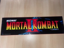 OEM Original Arcade 1Up Mortal Kombat 2 MARQUEE (Part B) picture