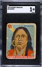 Satanta 1933-40 Goudey Indian Gum #45 picture
