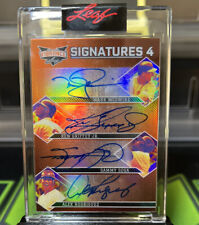 Mcgwire, Griffey, Sosa, A-Rod - 2022 Leaf Vibrance Refractor Auto #d 4/6 SSP picture