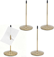 4Pcs Desk Receipt Holder Bill Fork Receipt Spike Stick, Rod Paper Holder Spike S picture