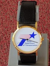 Vintage TxDOT Watch - Time Zone New Old Stock 1990s Texas Dept of Transportation picture