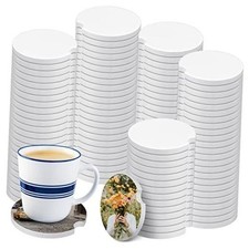 Pieces Ceramic Car Sublimation Blanks Cupholders Sandstone DIY 24 picture